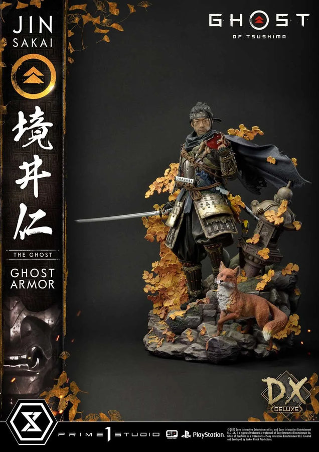 Jin Sakai, The Ghost (Deluxe Bonus Version) Ghost of Tsushima – Prime1Studio – ActionFigure Brasil