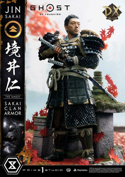 Jin Sakai, The Ghost (Deluxe Bonus Version) Ghost of Tsushima – Prime1Studio – ActionFigure Brasil
