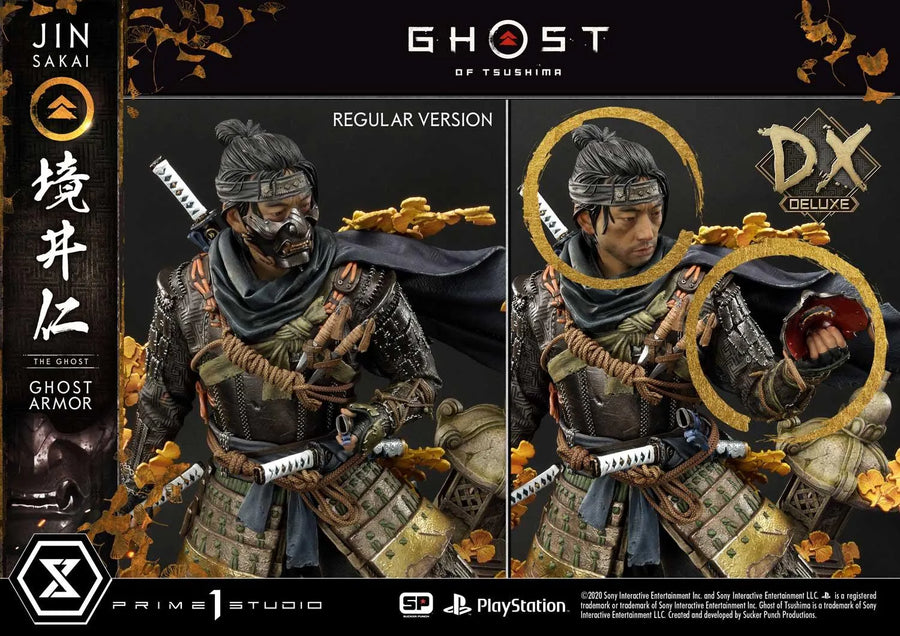 Jin Sakai, The Ghost (Deluxe Bonus Version) Ghost of Tsushima – Prime1Studio – ActionFigure Brasil