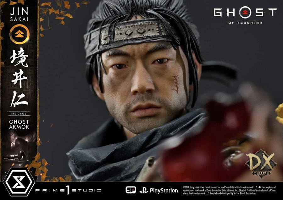 Jin Sakai, The Ghost (Deluxe Bonus Version) Ghost of Tsushima – Prime1Studio – ActionFigure Brasil