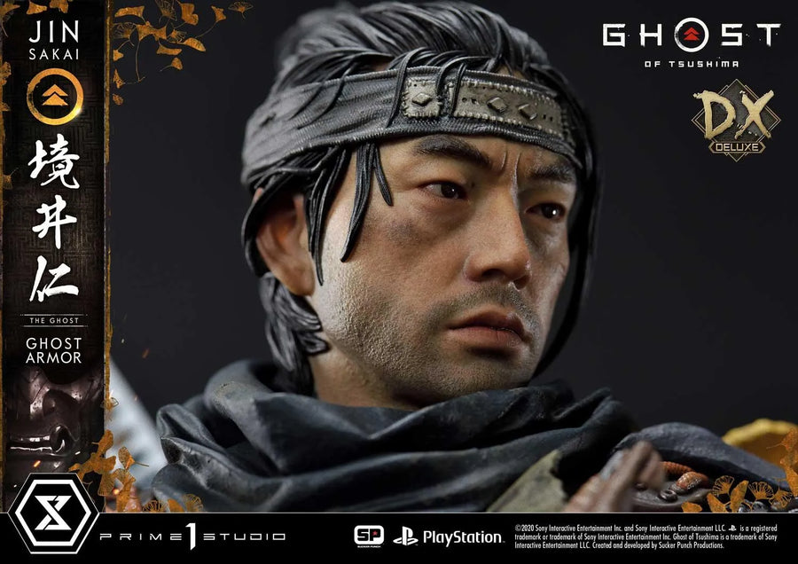 Jin Sakai, The Ghost (Deluxe Bonus Version) Ghost of Tsushima – Prime1Studio – ActionFigure Brasil