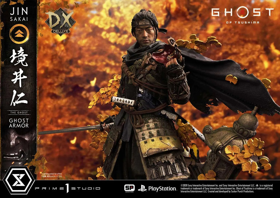 Jin Sakai, The Ghost (Deluxe Bonus Version) Ghost of Tsushima – Prime1Studio – ActionFigure Brasil