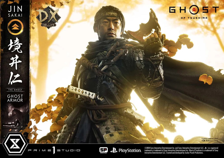 Jin Sakai, The Ghost (Deluxe Bonus Version) Ghost of Tsushima – Prime1Studio – ActionFigure Brasil
