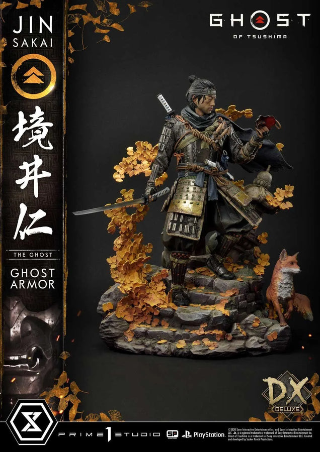 Jin Sakai, The Ghost (Deluxe Bonus Version) Ghost of Tsushima – Prime1Studio – ActionFigure Brasil