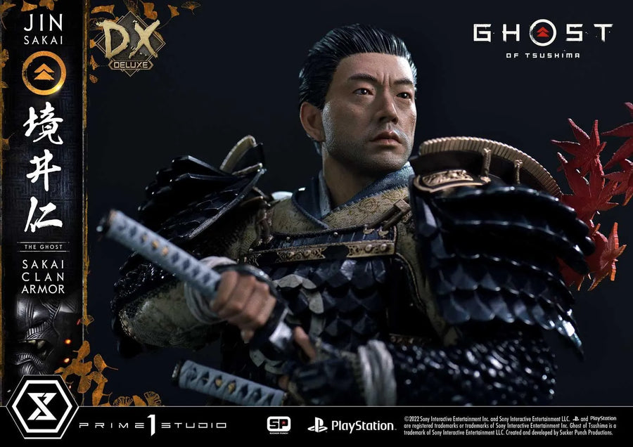 Jin Sakai, The Ghost (Deluxe Bonus Version) Ghost of Tsushima – Prime1Studio – ActionFigure Brasil
