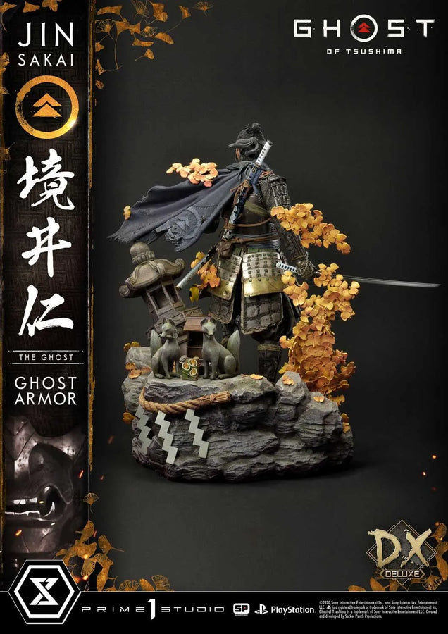 Jin Sakai, The Ghost (Deluxe Bonus Version) Ghost of Tsushima – Prime1Studio – ActionFigure Brasil