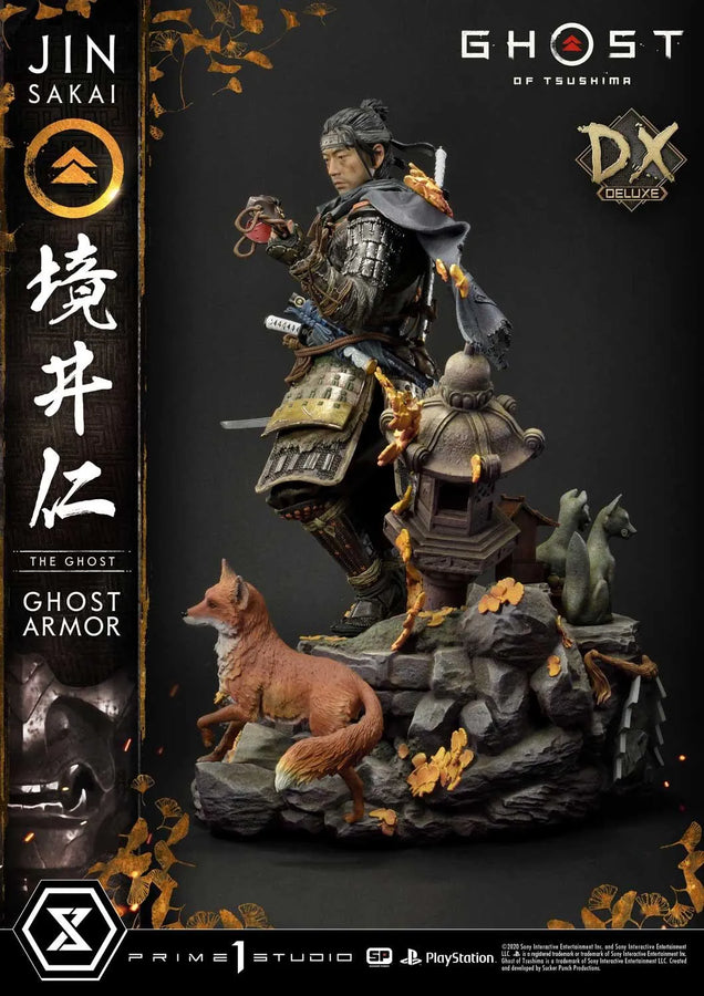 Jin Sakai, The Ghost (Deluxe Bonus Version) Ghost of Tsushima – Prime1Studio – ActionFigure Brasil