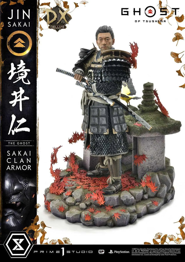 Jin Sakai, The Ghost (Deluxe Bonus Version) Ghost of Tsushima – Prime1Studio – ActionFigure Brasil