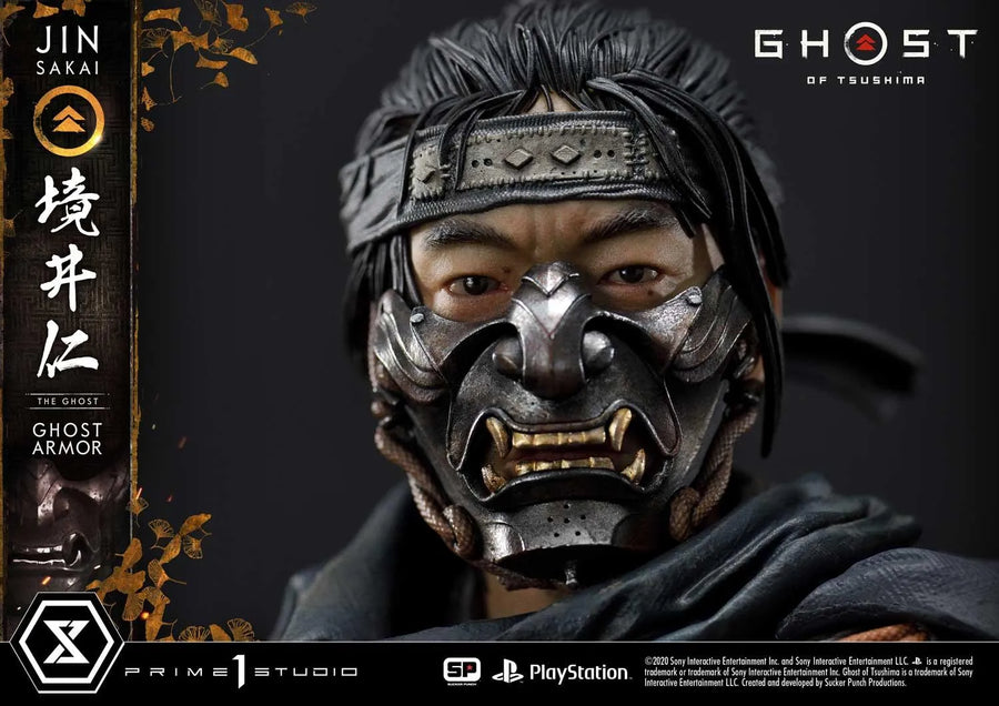Jin Sakai, The Ghost (Deluxe Bonus Version) Ghost of Tsushima – Prime1Studio – ActionFigure Brasil