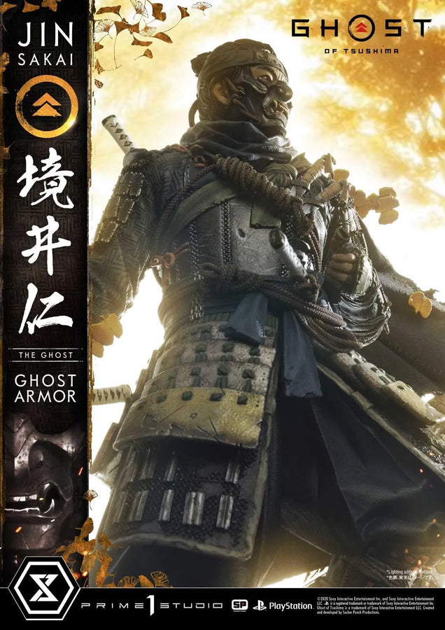Jin Sakai, The Ghost (Deluxe Bonus Version) Ghost of Tsushima – Prime1Studio – ActionFigure Brasil