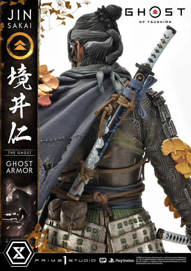 Jin Sakai, The Ghost (Deluxe Bonus Version) Ghost of Tsushima – Prime1Studio – ActionFigure Brasil