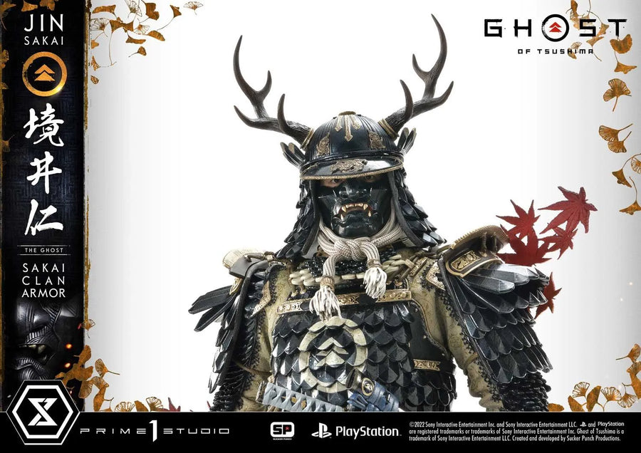 Jin Sakai, The Ghost (Deluxe Bonus Version) Ghost of Tsushima – Prime1Studio – ActionFigure Brasil