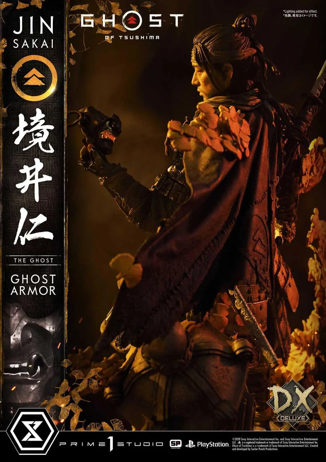Jin Sakai, The Ghost (Deluxe Bonus Version) Ghost of Tsushima – Prime1Studio – ActionFigure Brasil