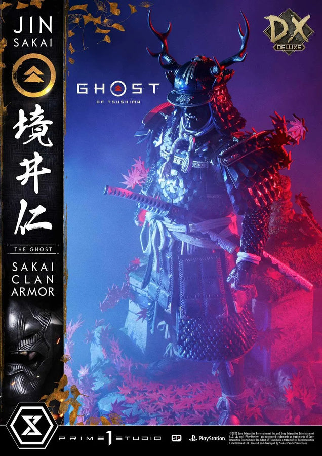 Jin Sakai, The Ghost (Deluxe Bonus Version) Ghost of Tsushima – Prime1Studio – ActionFigure Brasil