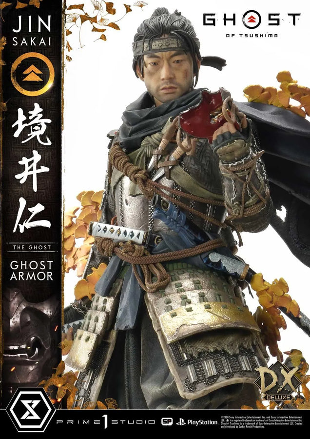 Jin Sakai, The Ghost (Deluxe Bonus Version) Ghost of Tsushima – Prime1Studio – ActionFigure Brasil