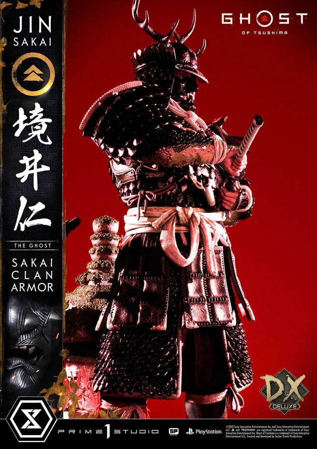 Jin Sakai, The Ghost (Deluxe Bonus Version) Ghost of Tsushima – Prime1Studio – ActionFigure Brasil