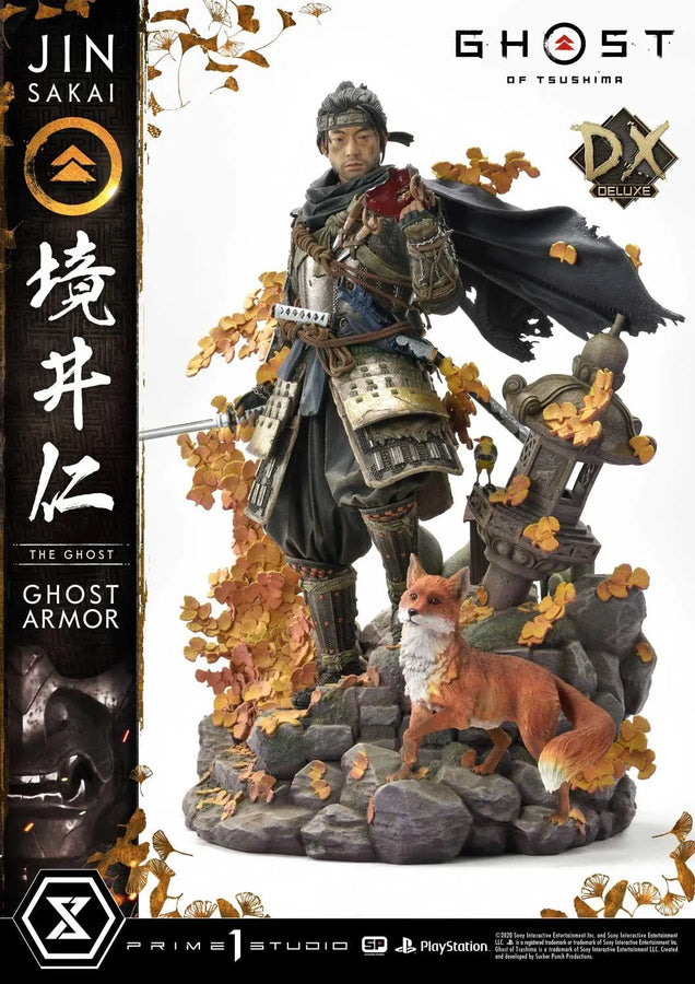 Jin Sakai, The Ghost (Deluxe Bonus Version) Ghost of Tsushima – Prime1Studio – ActionFigure Brasil