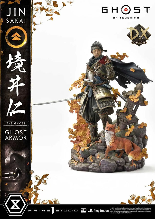 Jin Sakai, The Ghost (Deluxe Bonus Version) Ghost of Tsushima – Prime1Studio – ActionFigure Brasil