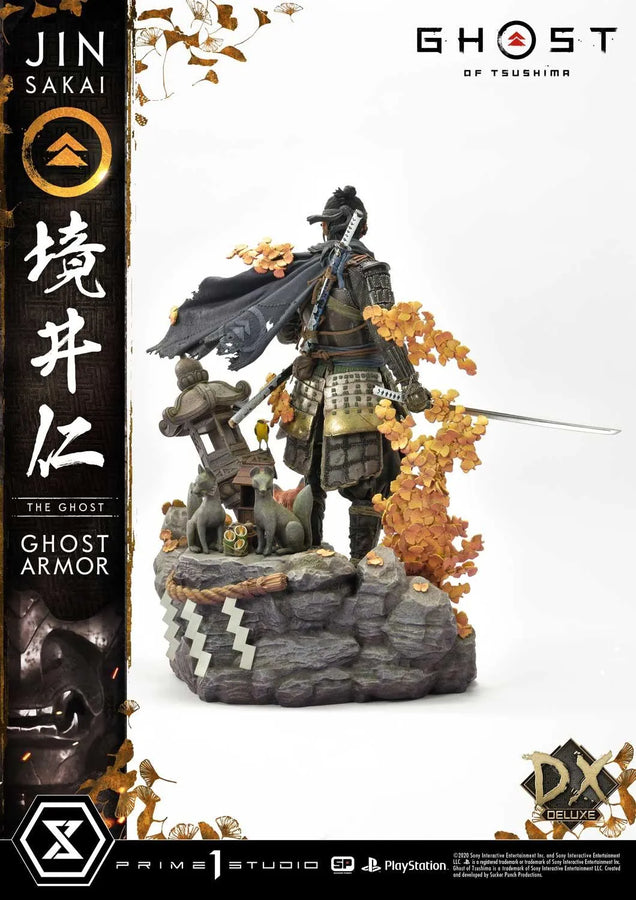 Jin Sakai, The Ghost (Deluxe Bonus Version) Ghost of Tsushima – Prime1Studio – ActionFigure Brasil