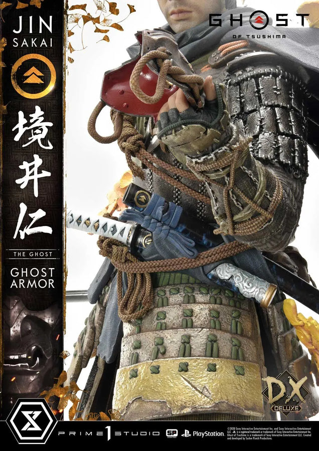 Jin Sakai, The Ghost (Deluxe Bonus Version) Ghost of Tsushima – Prime1Studio – ActionFigure Brasil