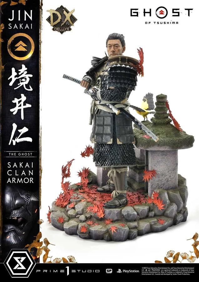 Jin Sakai, The Ghost (Deluxe Bonus Version) Ghost of Tsushima – Prime1Studio – ActionFigure Brasil