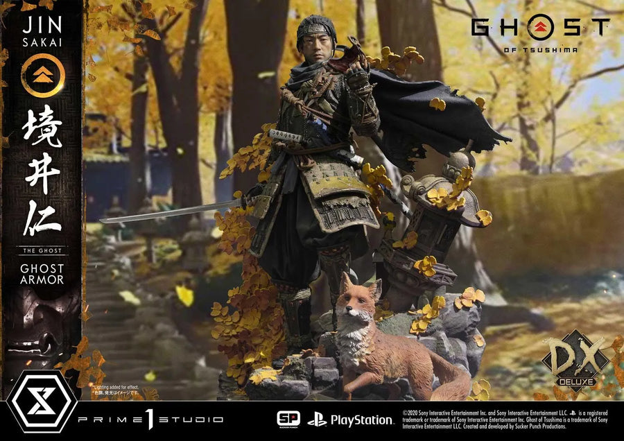 Jin Sakai, The Ghost (Deluxe Bonus Version) Ghost of Tsushima – Prime1Studio – ActionFigure Brasil