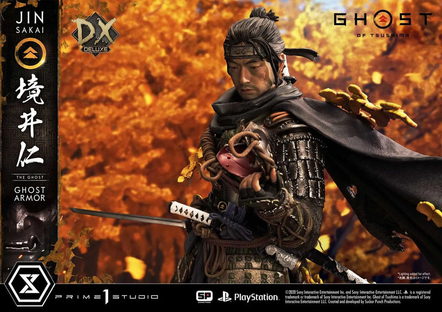 Jin Sakai, The Ghost (Deluxe Bonus Version) Ghost of Tsushima – Prime1Studio – ActionFigure Brasil