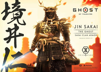 Jin Sakai, The Ghost (Deluxe Version) Ghost of Tsushima – Prime1Studio – ActionFigure Brasil