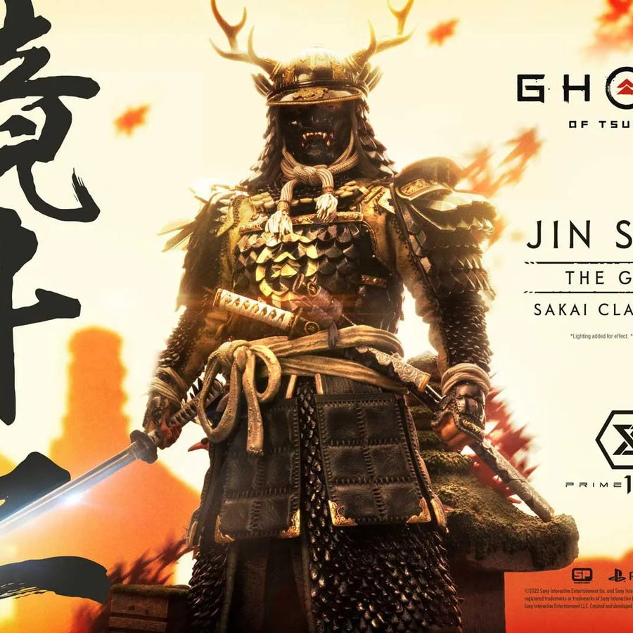 Jin Sakai, The Ghost (Deluxe Version) Ghost of Tsushima – Prime1Studio – ActionFigure Brasil