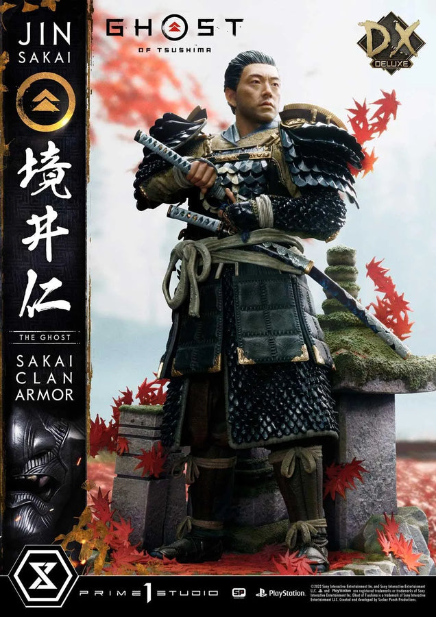 Jin Sakai, The Ghost (Deluxe Version) Ghost of Tsushima – Prime1Studio – ActionFigure Brasil