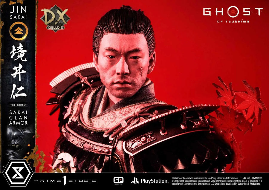 Jin Sakai, The Ghost (Deluxe Version) Ghost of Tsushima – Prime1Studio – ActionFigure Brasil