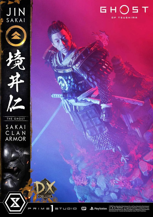 Jin Sakai, The Ghost (Deluxe Version) Ghost of Tsushima – Prime1Studio – ActionFigure Brasil