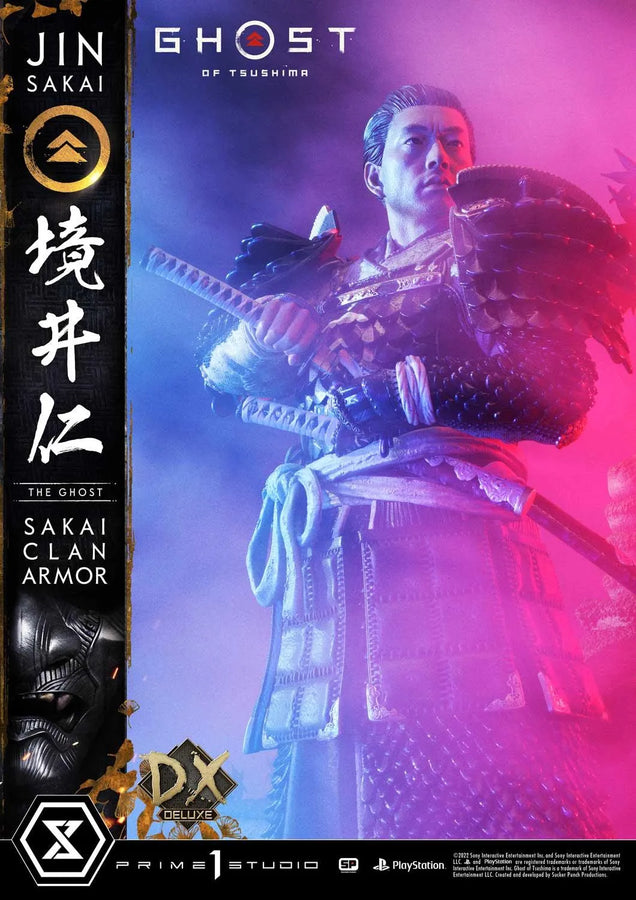 Jin Sakai, The Ghost (Deluxe Version) Ghost of Tsushima – Prime1Studio – ActionFigure Brasil