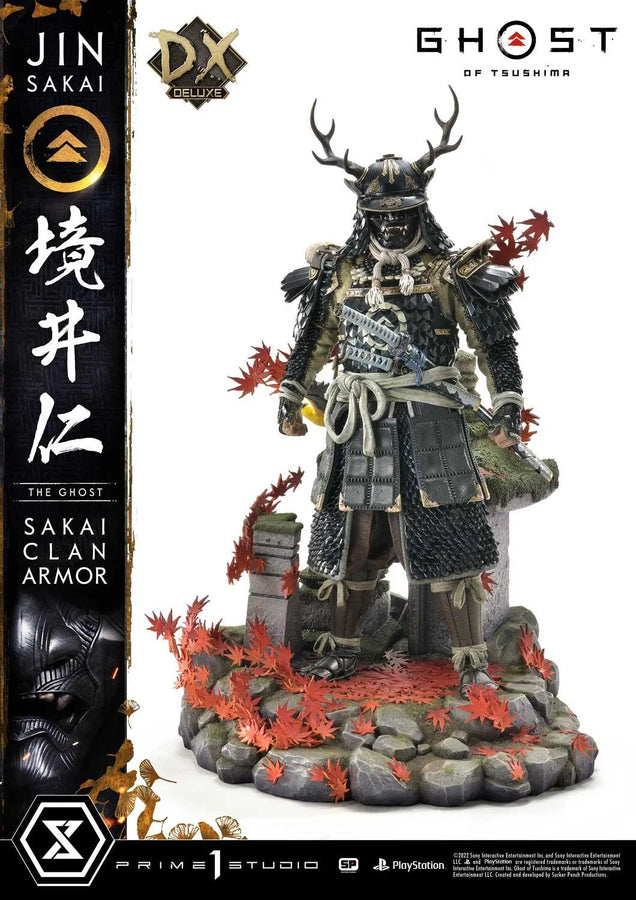 Jin Sakai, The Ghost (Deluxe Version) Ghost of Tsushima – Prime1Studio – ActionFigure Brasil