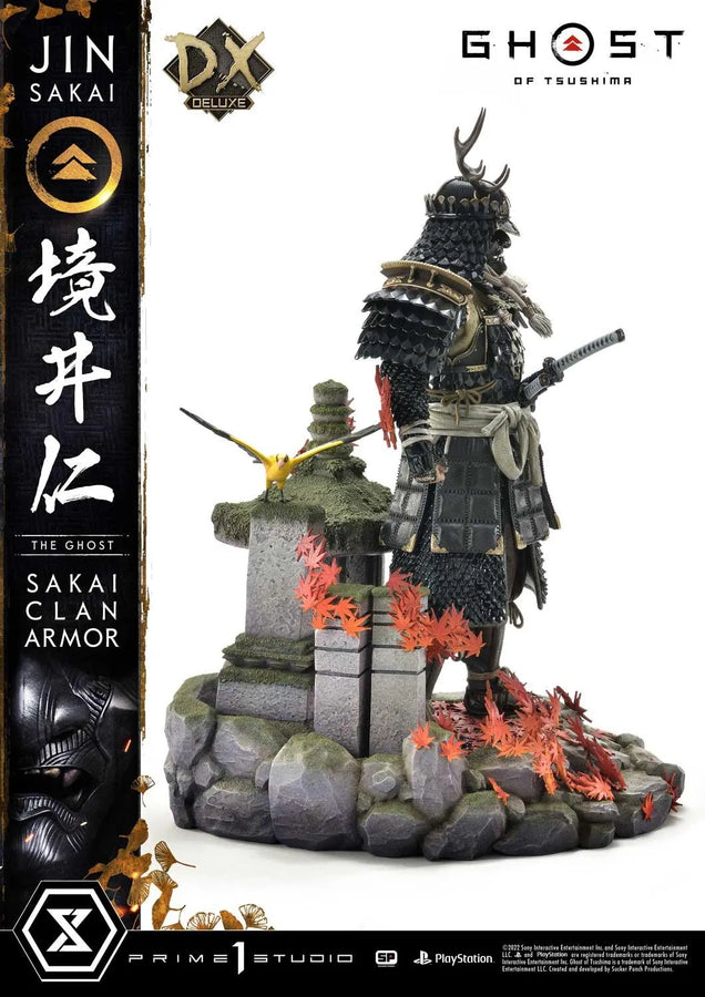 Jin Sakai, The Ghost (Deluxe Version) Ghost of Tsushima – Prime1Studio – ActionFigure Brasil