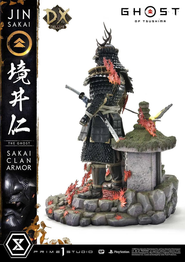 Jin Sakai, The Ghost (Deluxe Version) Ghost of Tsushima – Prime1Studio – ActionFigure Brasil