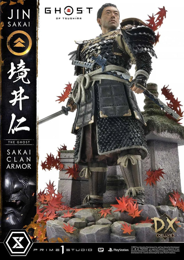 Jin Sakai, The Ghost (Deluxe Version) Ghost of Tsushima – Prime1Studio – ActionFigure Brasil