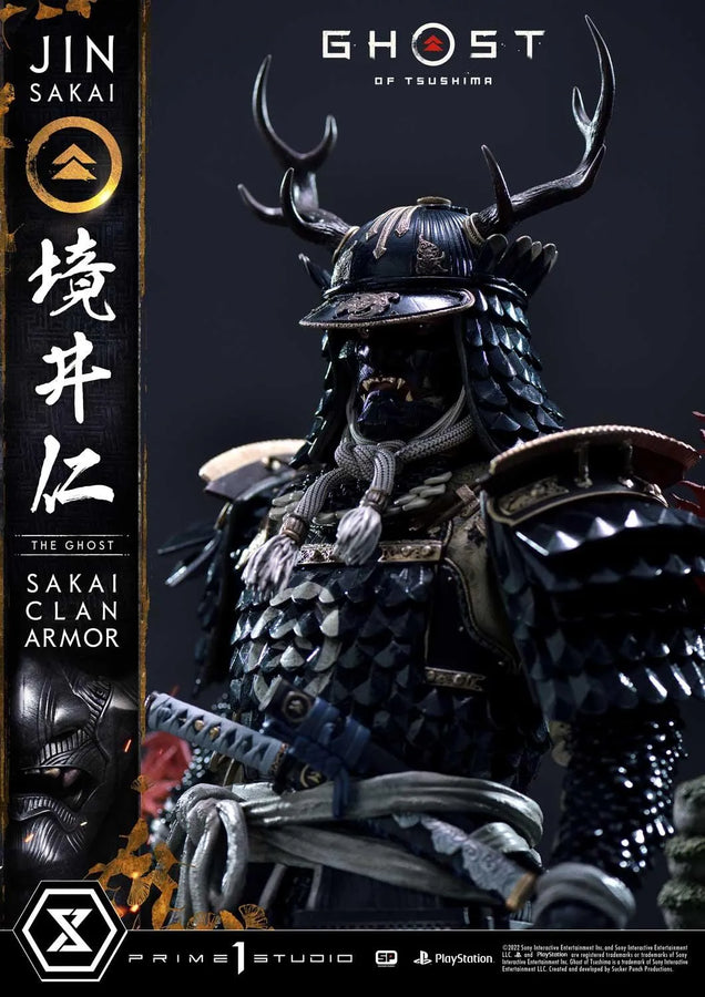 Jin Sakai, The Ghost (Regular Version) Ghost of Tsushima – Prime1Studio – ActionFigure Brasil