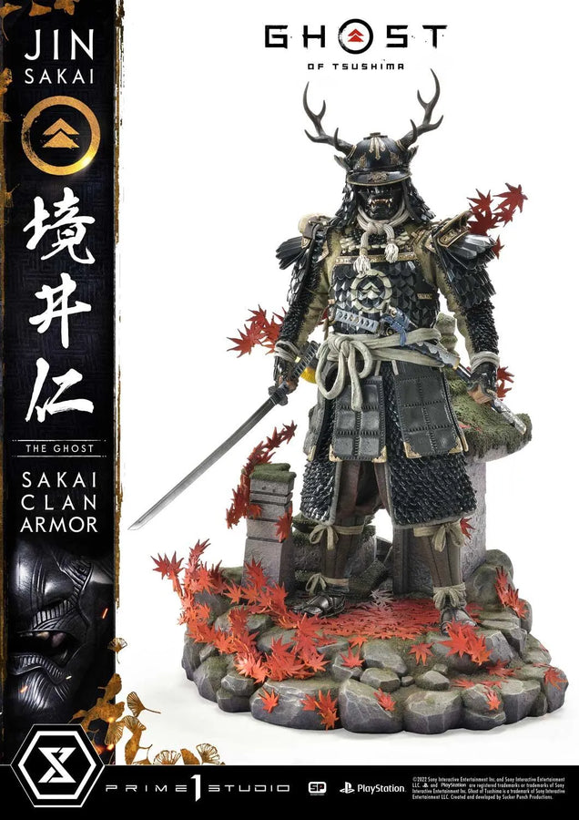 Jin Sakai, The Ghost (Regular Version) Ghost of Tsushima – Prime1Studio – ActionFigure Brasil