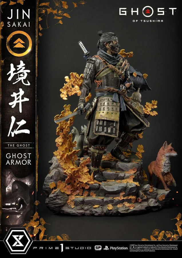 Jin Sakai, The Ghost (Regular Version) Ghost of Tsushima – Prime1Studio – ActionFigure Brasil