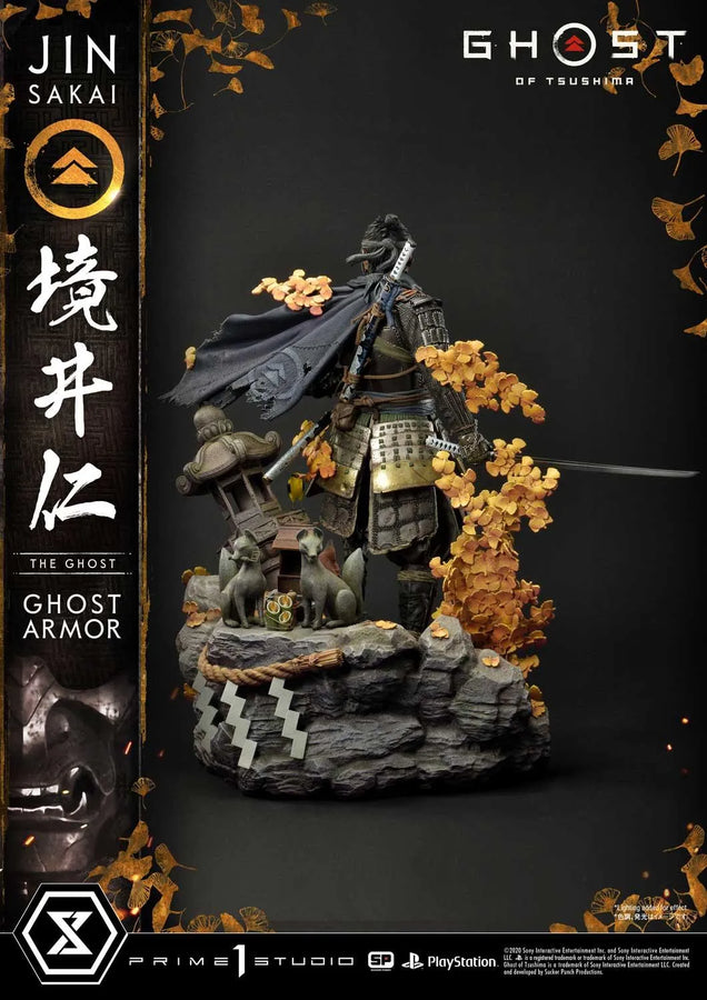 Jin Sakai, The Ghost (Regular Version) Ghost of Tsushima – Prime1Studio – ActionFigure Brasil