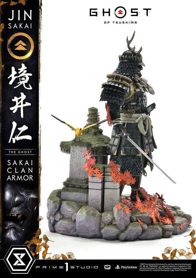 Jin Sakai, The Ghost (Regular Version) Ghost of Tsushima – Prime1Studio – ActionFigure Brasil
