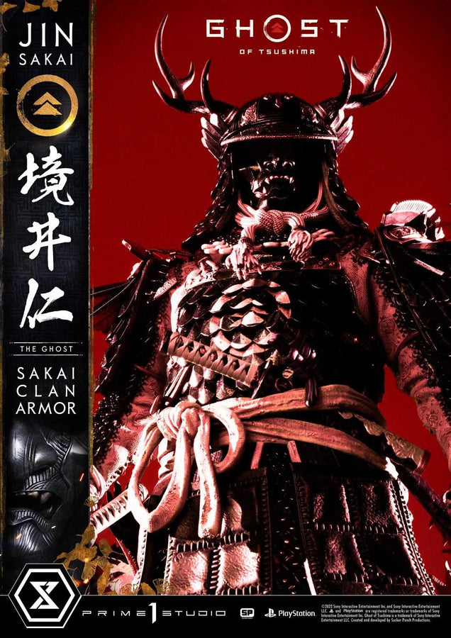 Jin Sakai, The Ghost (Regular Version) Ghost of Tsushima – Prime1Studio – ActionFigure Brasil