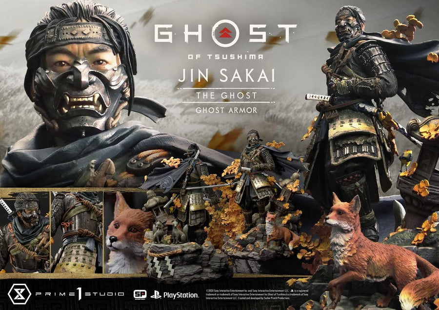 Jin Sakai, The Ghost (Regular Version) Ghost of Tsushima – Prime1Studio – ActionFigure Brasil