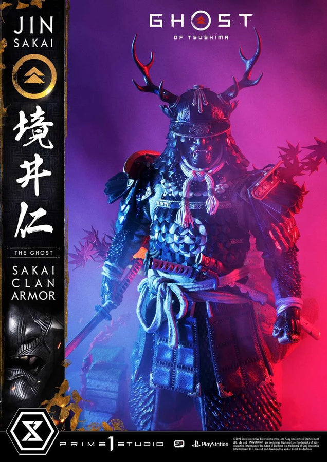 Jin Sakai, The Ghost (Regular Version) Ghost of Tsushima – Prime1Studio – ActionFigure Brasil