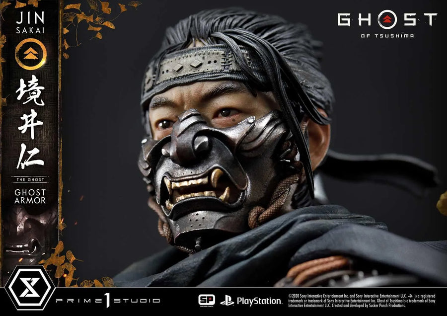 Jin Sakai, The Ghost (Regular Version) Ghost of Tsushima – Prime1Studio – ActionFigure Brasil