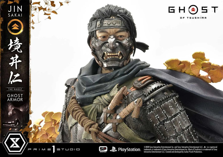 Jin Sakai, The Ghost (Regular Version) Ghost of Tsushima – Prime1Studio – ActionFigure Brasil