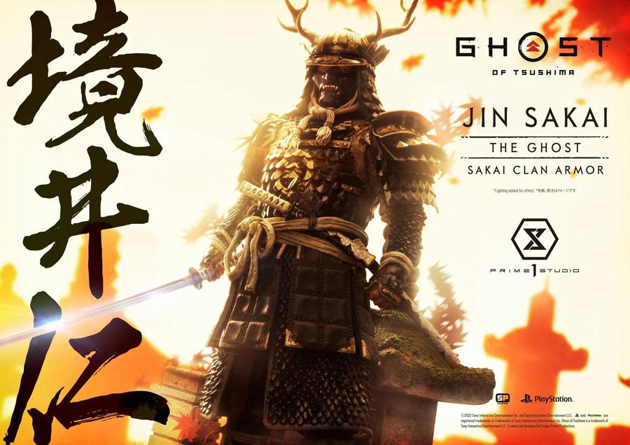 Jin Sakai, The Ghost (Regular Version) Ghost of Tsushima – Prime1Studio – ActionFigure Brasil