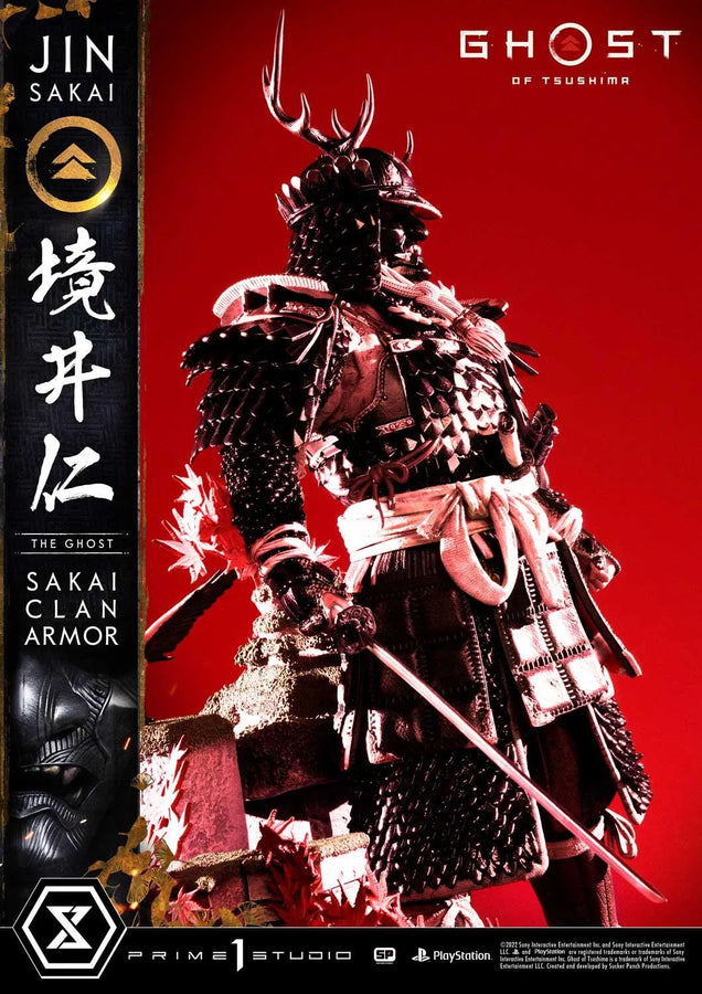 Jin Sakai, The Ghost (Regular Version) Ghost of Tsushima – Prime1Studio – ActionFigure Brasil