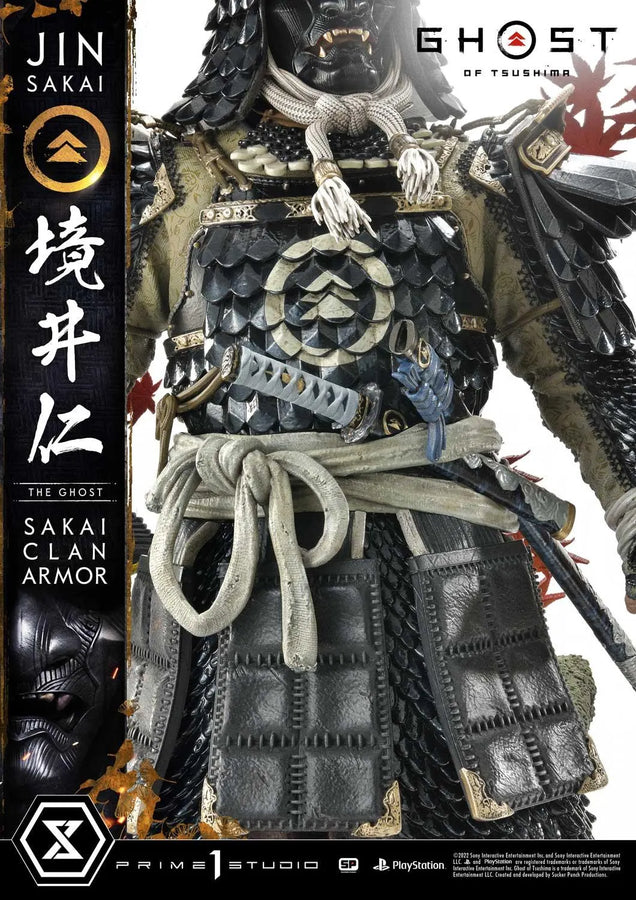 Jin Sakai, The Ghost (Regular Version) Ghost of Tsushima – Prime1Studio – ActionFigure Brasil